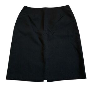 Vintage 90s Y2K Suzy Shier Black Mini Pencil Skirt Size 9